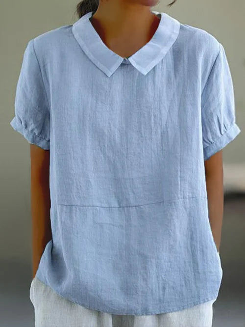 JASMINA - LOCKERE LEINENBLUSE